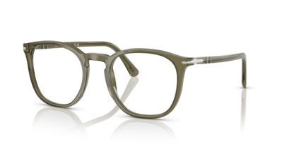 Olive Transparent Green - 0PO3318V 8056262232057 Persol Eyeglasses Unisex Phantos