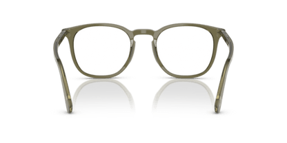 Olive Transparent Green - 0PO3318V 8056262232057 Persol Eyeglasses Unisex Phantos