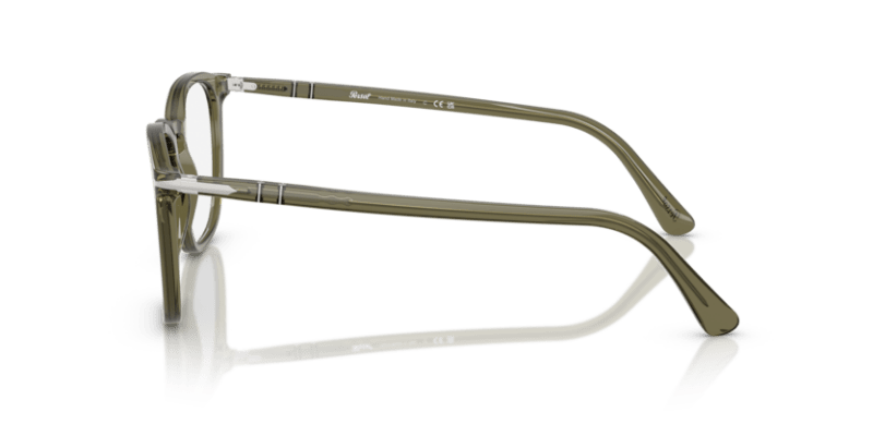 Olive Transparent Green - 0PO3318V 8056262232057 Persol Eyeglasses Unisex Phantos