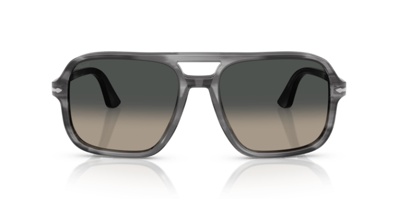 Striped Grey - 0PO3328S 8056262355923 Persol Sunglasses Man Pilot