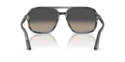 Striped Grey - 0PO3328S 8056262355923 Persol Sunglasses Man Pilot