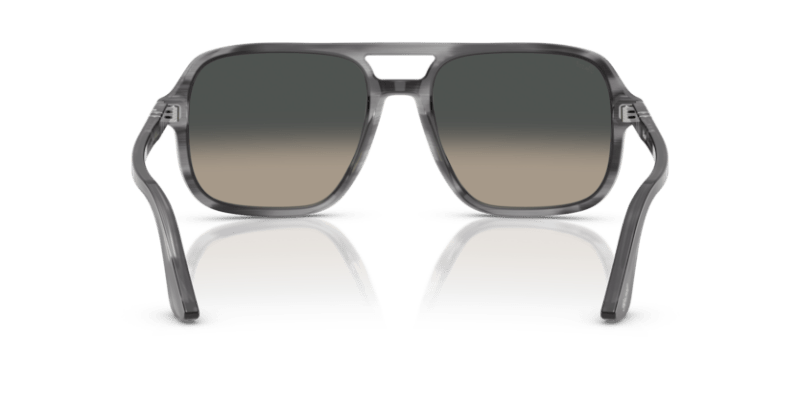 Striped Grey - 0PO3328S 8056262355923 Persol Sunglasses Man Pilot