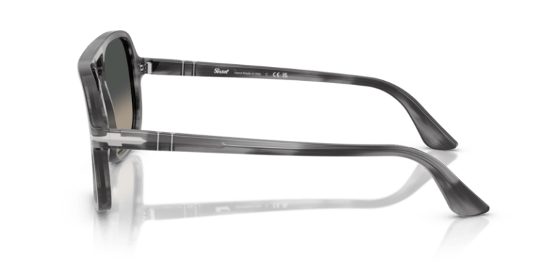 Striped Grey - 0PO3328S 8056262355923 Persol Sunglasses Man Pilot