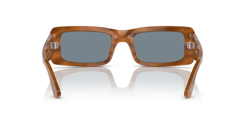 0PO3332S - Persol - (Striped Brown) Light Blue - 54 - 22 - 140 MM - Ardor Eyewear 8056597940627