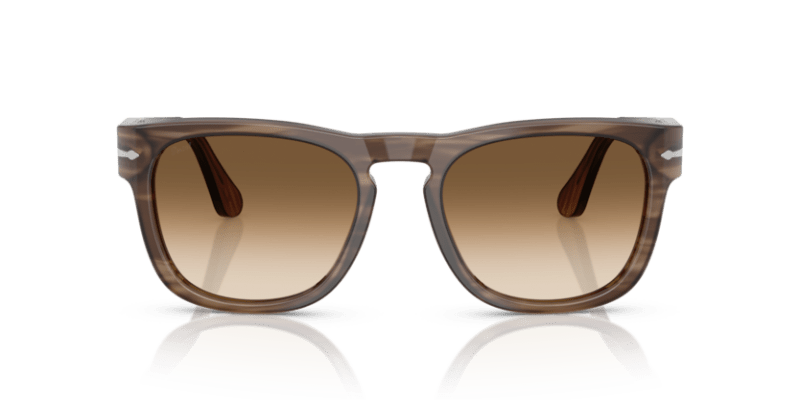 Striped Brown - 0PO3333S 8056262356326 Persol Sunglasses Unisex Square