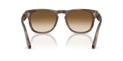 Striped Brown - 0PO3333S 8056262356326 Persol Sunglasses Unisex Square