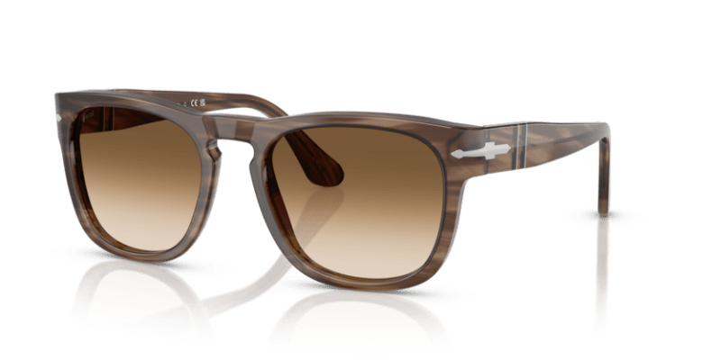 Striped Brown - 0PO3333S 8056262356326 Persol Sunglasses Unisex Square