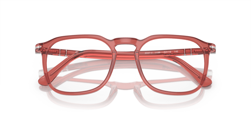 0PO3337V - Persol - Red - (Transparent Red 1198) - 50 - 19 - 140 MM - Ardor Eyewear 8056597931830