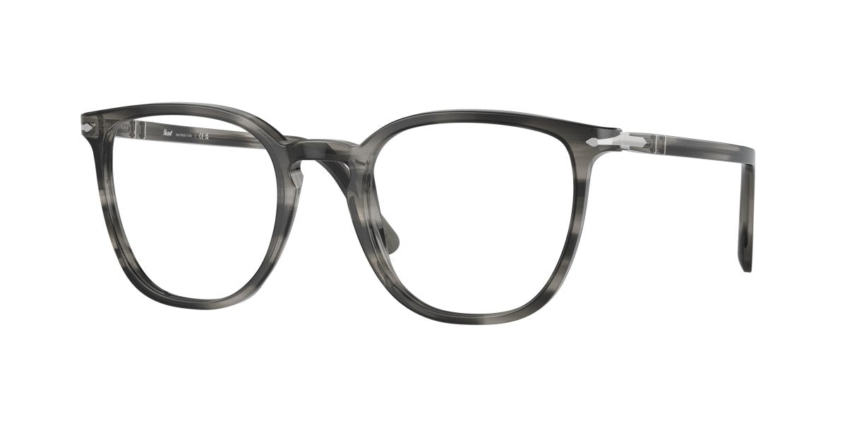 0PO3338V - Persol - Grey - (Striped Grey 1192) - 50 - 21 - 145 MM - Ardor Eyewear 8056597932370