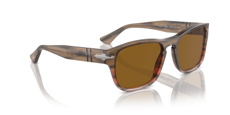 Striped Brown Gradient Red - 0PO3341S 8056597989152