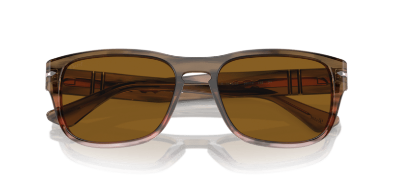 Striped Brown Gradient Red - 0PO3341S 8056597989152