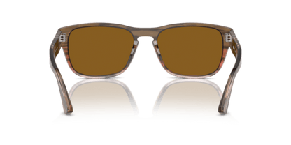 Striped Brown Gradient Red - 0PO3341S 8056597989152