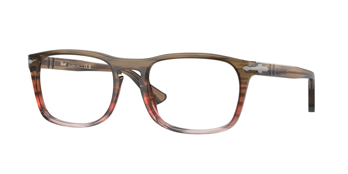 0PO3344V - Persol - Brown - (Striped Brown Gradient Red 1206) - 52 - 19 - 145 MM - Ardor Eyewear 8056597984720