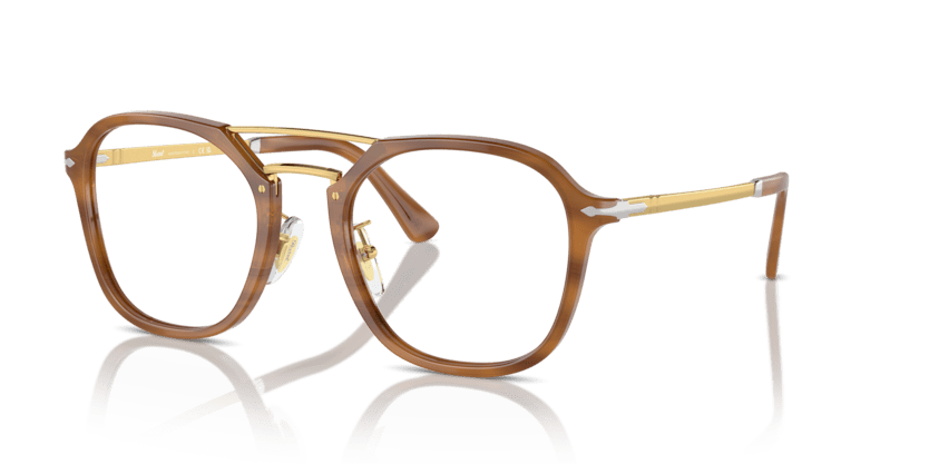 0PO3352V - Persol - Tortoise - (Striped Brown 960) - 51 - 22 - 145 MM - Ardor Eyewear 8056597984676