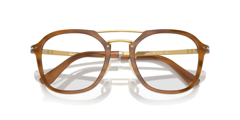 0PO3352V - Persol - Tortoise - (Striped Brown 960) - 51 - 22 - 145 MM - Ardor Eyewear 8056597984676