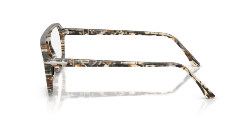 Amber Brown/Pirate Black - 0PO3368V 8056262350119 Persol Eyeglasses Unisex Pilot