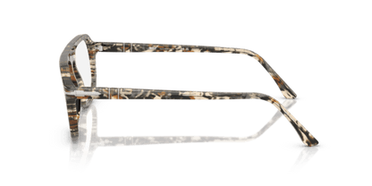 Amber Brown/Pirate Black - 0PO3368V 8056262350119 Persol Eyeglasses Unisex Pilot