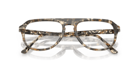 Amber Brown/Pirate Black - 0PO3368V 8056262350119 Persol Eyeglasses Unisex Pilot