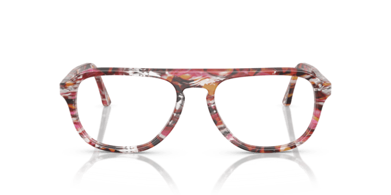 Cyclamen/Khaki - 0PO3368V 8056262350096 Persol Eyeglasses Unisex Pilot