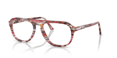 Cyclamen/Khaki - 0PO3368V 8056262350096 Persol Eyeglasses Unisex Pilot