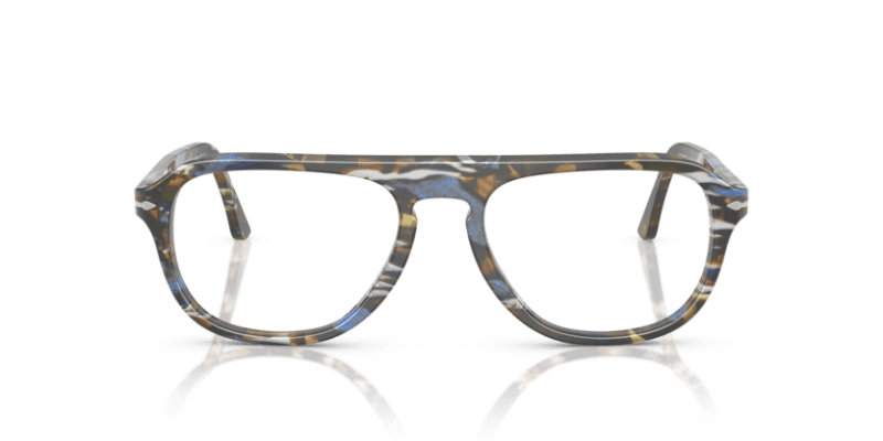 Frost Grey/Nautical Blue - 0PO3368V 8056262350133 Persol Eyeglasses Unisex Pilot