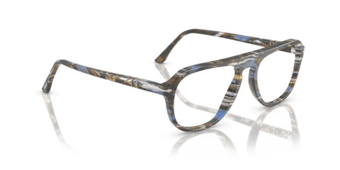 Frost Grey/Nautical Blue - 0PO3368V 8056262350133 Persol Eyeglasses Unisex Pilot