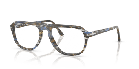Frost Grey/Nautical Blue - 0PO3368V 8056262350133 Persol Eyeglasses Unisex Pilot