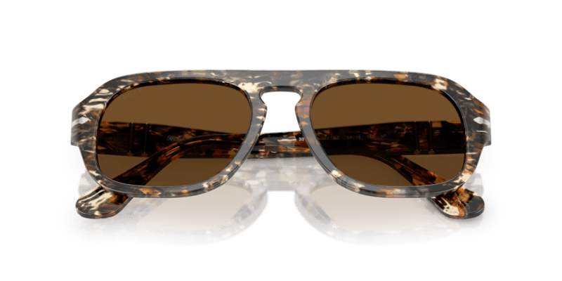 Amber Brown/Pirate Black - 0PO3369S 8056262350218 Persol Sunglasses Unisex Pilot