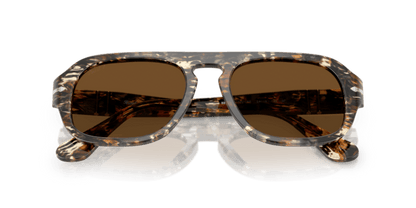 Amber Brown/Pirate Black - 0PO3369S 8056262350218 Persol Sunglasses Unisex Pilot