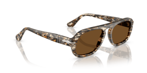 Amber Brown/Pirate Black - 0PO3369S 8056262350218 Persol Sunglasses Unisex Pilot