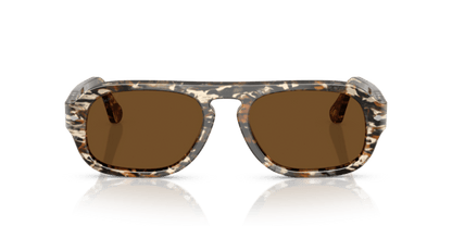 Amber Brown/Pirate Black - 0PO3369S 8056262350218 Persol Sunglasses Unisex Pilot