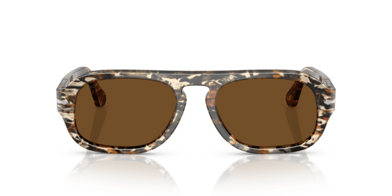 Amber Brown/Pirate Black - 0PO3369S 8056262350218 Persol Sunglasses Unisex Pilot