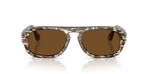 Amber Brown/Pirate Black - 0PO3369S 8056262350218 Persol Sunglasses Unisex Pilot