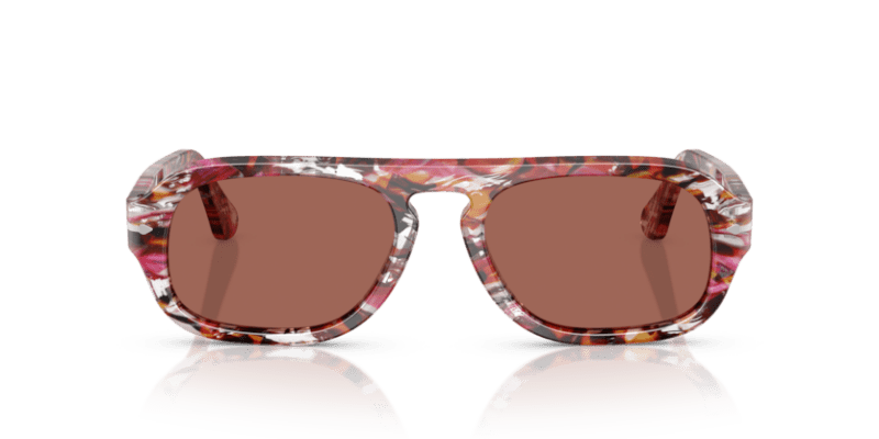 Cyclamen/Khaki - 0PO3369S 8056262350195 Persol Sunglasses Unisex Pilot