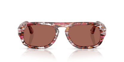 Cyclamen/Khaki - 0PO3369S 8056262350195 Persol Sunglasses Unisex Pilot