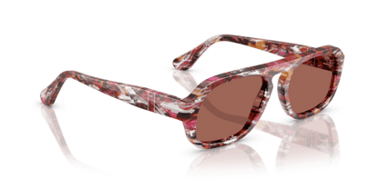 Cyclamen/Khaki - 0PO3369S 8056262350195 Persol Sunglasses Unisex Pilot