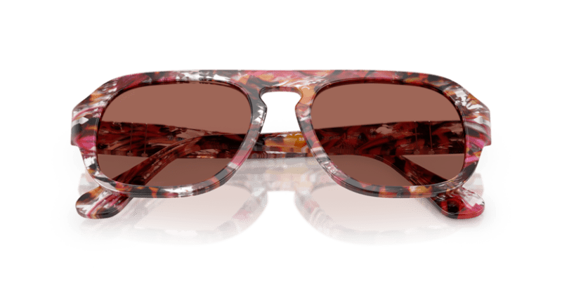 Cyclamen/Khaki - 0PO3369S 8056262350195 Persol Sunglasses Unisex Pilot