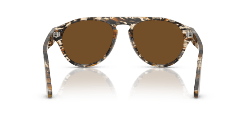 Amber Brown/Pirate Black - 0PO3370S 8056262355848 Persol Sunglasses Unisex Pilot