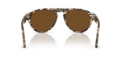 Amber Brown/Pirate Black - 0PO3370S 8056262355848 Persol Sunglasses Unisex Pilot