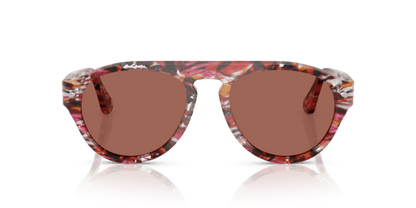 Cyclamen/Khaki - 0PO3370S 8056262355824 Persol Sunglasses Unisex Pilot