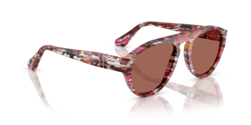 Cyclamen/Khaki - 0PO3370S 8056262355824 Persol Sunglasses Unisex Pilot