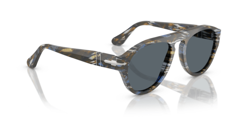 Frost Grey/Nautical Blue - 0PO3370S 8056262355862 Persol Sunglasses Unisex Pilot