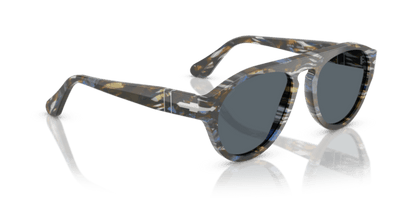 Frost Grey/Nautical Blue - 0PO3370S 8056262355862 Persol Sunglasses Unisex Pilot