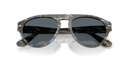 Frost Grey/Nautical Blue - 0PO3370S 8056262355862 Persol Sunglasses Unisex Pilot