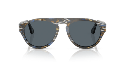 Frost Grey/Nautical Blue - 0PO3370S 8056262355862 Persol Sunglasses Unisex Pilot