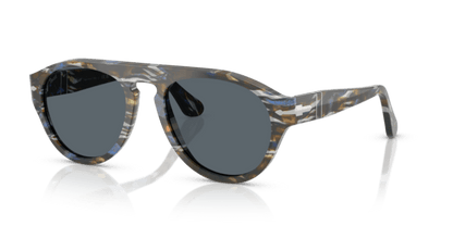 Frost Grey/Nautical Blue - 0PO3370S 8056262355862 Persol Sunglasses Unisex Pilot