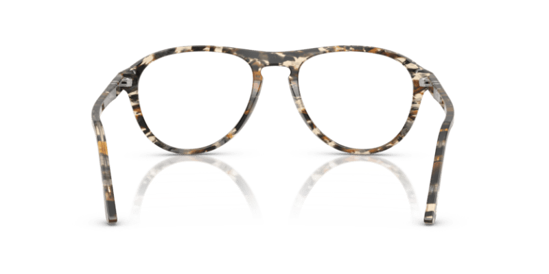 Amber Brown/Pirate Black - 0PO3371V 8056262357613 Persol Eyeglasses Unisex Pilot