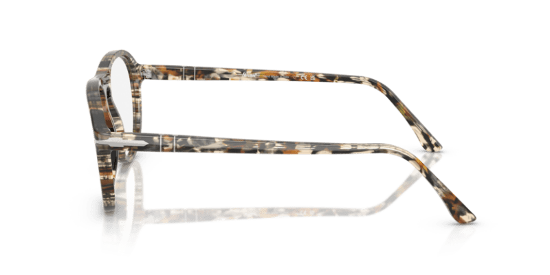 Amber Brown/Pirate Black - 0PO3371V 8056262357613 Persol Eyeglasses Unisex Pilot