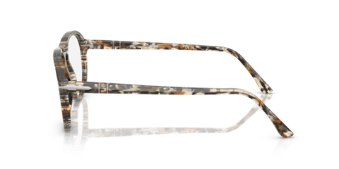 Amber Brown/Pirate Black - 0PO3371V 8056262357613 Persol Eyeglasses Unisex Pilot