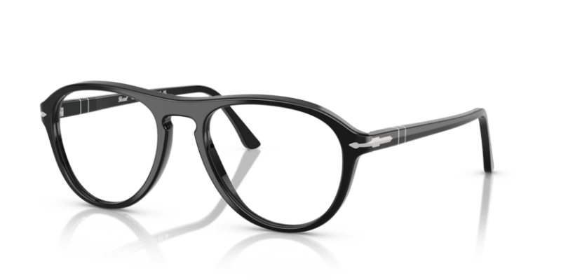 Black - 0PO3371V 8056262357675 Persol Eyeglasses Unisex Pilot